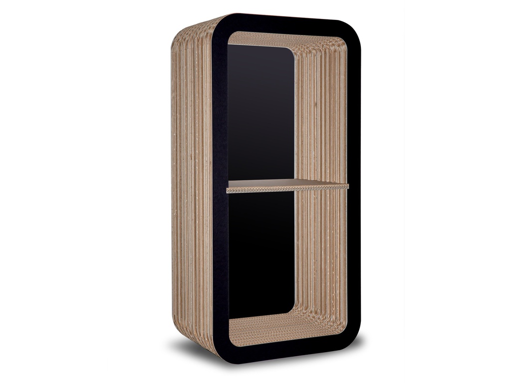 Arredamento Modulare in cartone Moretto 90 - Nero