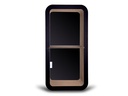 Arredamento Modulare in cartone Moretto 90 - Nero