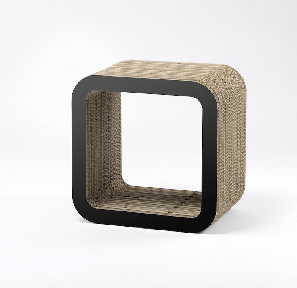 Arredamento Modulare in cartone Moretto 45 - Nero