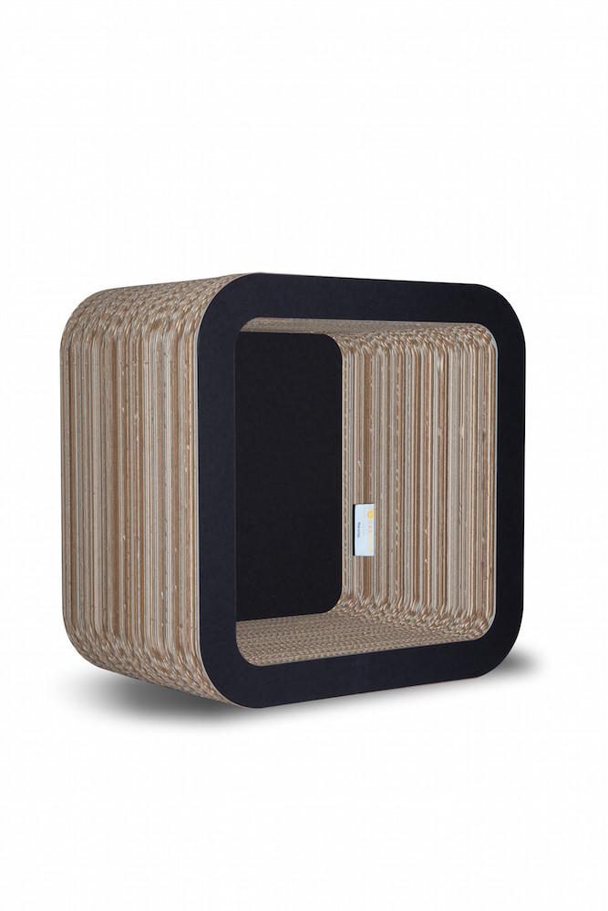 Arredamento Modulare in cartone Moretto 45 - Nero