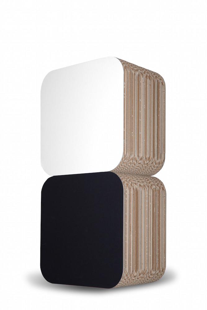 Arredamento Modulare in cartone Moretto 45 - Nero