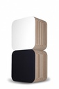 Arredamento Modulare in cartone Moretto 45 - Nero