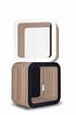 Arredamento Modulare in cartone Moretto 45 - Nero