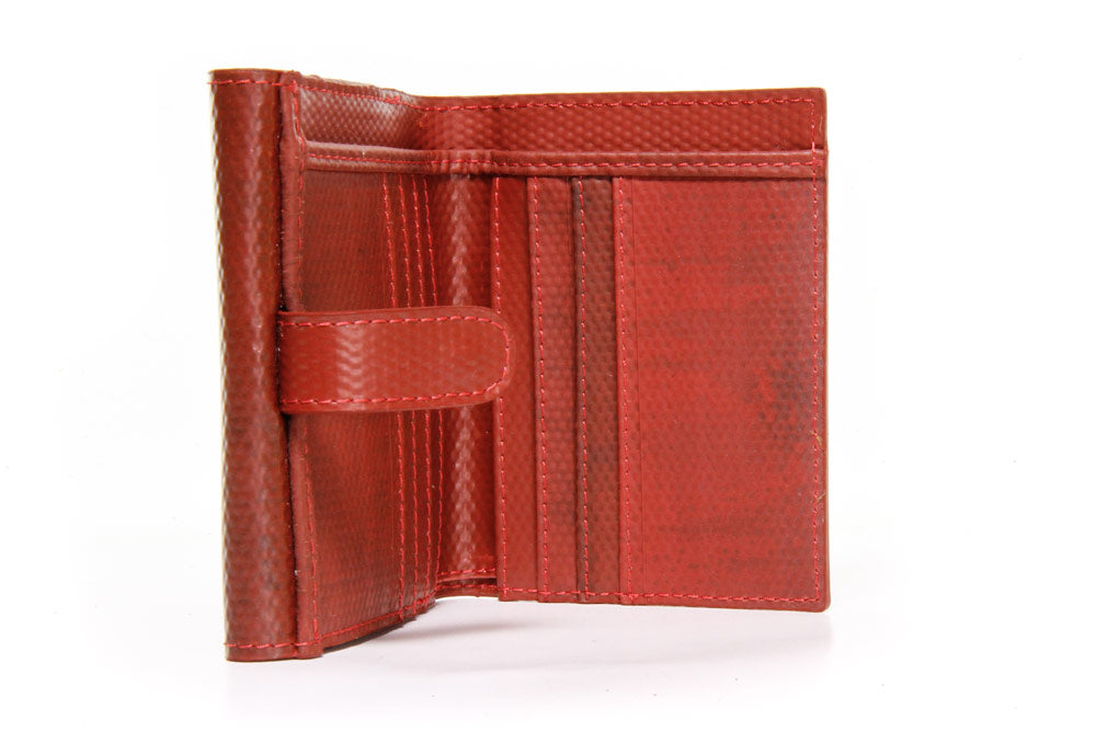 FOLDING PURSE - BLACK | RED