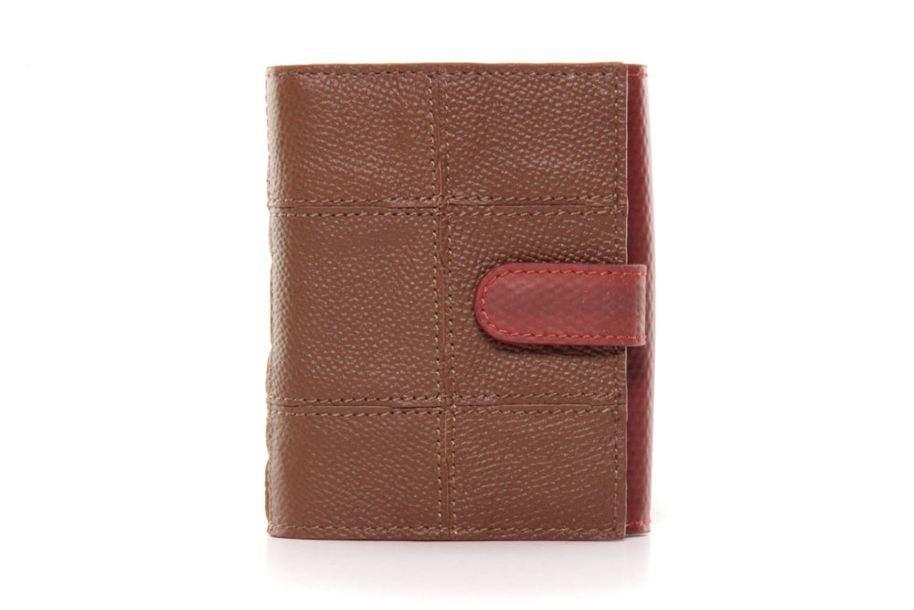 FOLDING PURSE - BLACK | WALNUT
