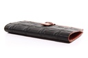 TRAVEL WALLET FIRE & HIDE | BLACK RED