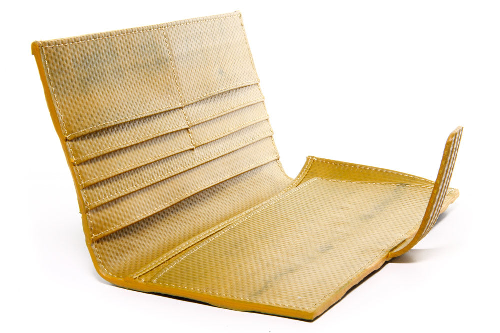 TRAVEL WALLET FIRE & HIDE | BLACK YELLOW