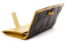 TRAVEL WALLET FIRE & HIDE | BLACK YELLOW