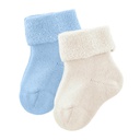Calze con peluche, confezione da 2 pz. Cotone bio