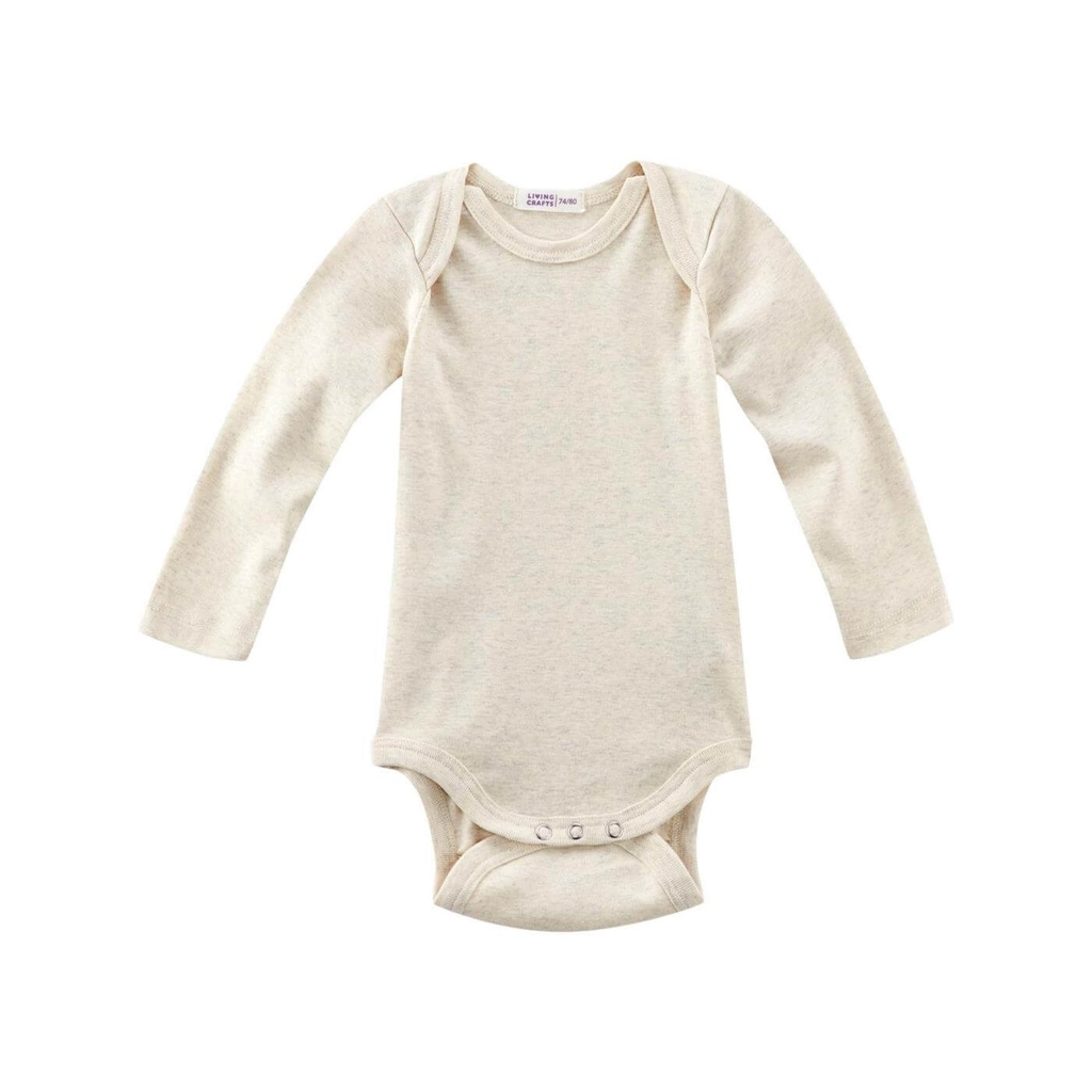 Body neonato maniche lunghe cotone biologico
