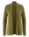 Cardigan aperto donna canapa e cotone riciclato