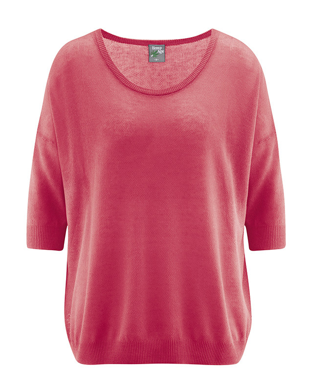 Pullover donna cotone bio e canapa