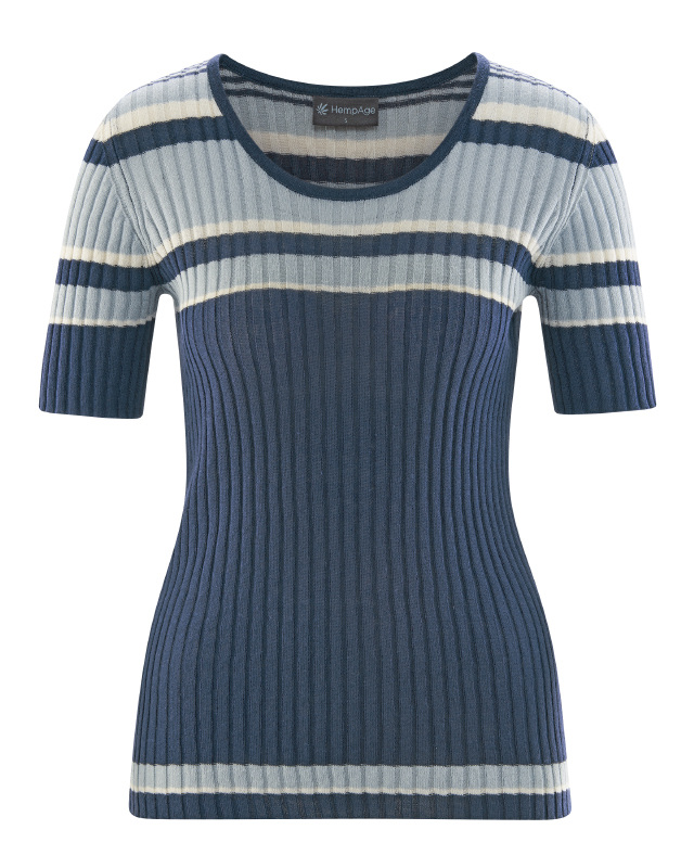 Maglia a coste Canapa e cotone Bio