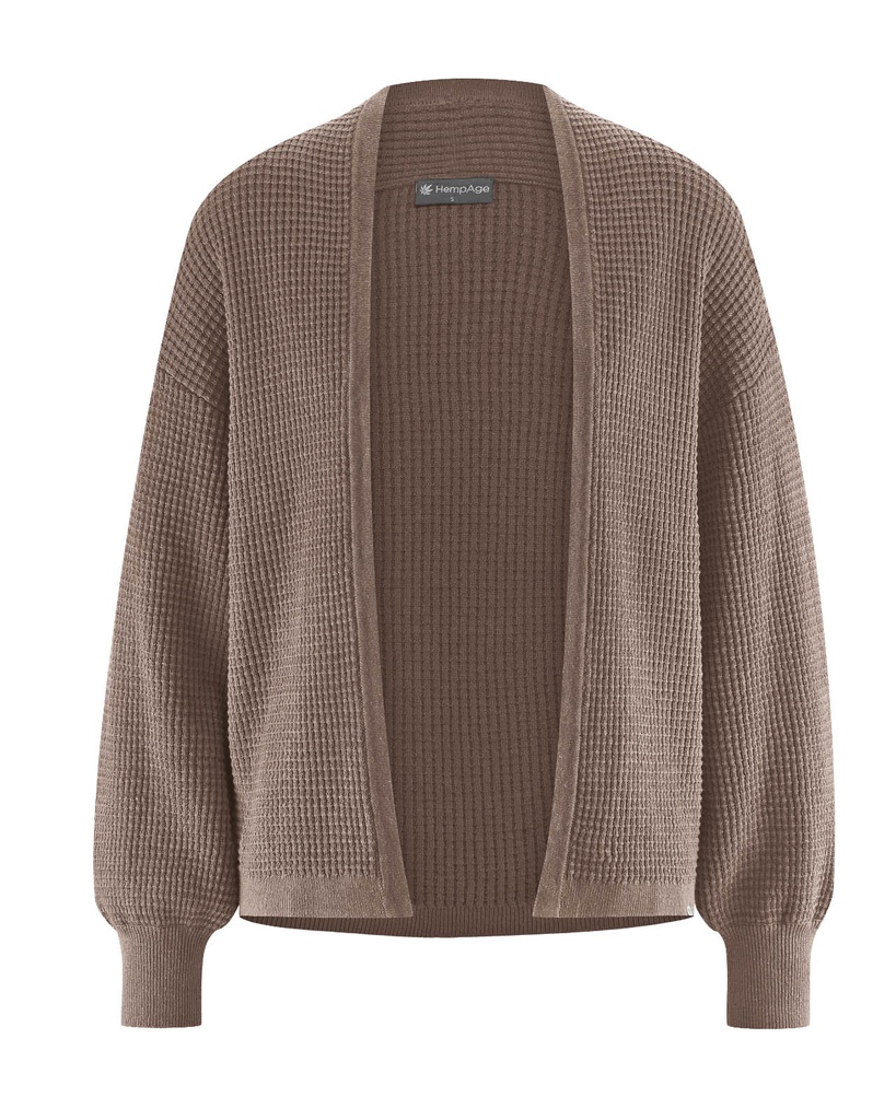 Cardigan in maglia lavorata
