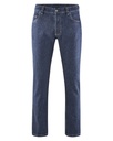 Denim Blu Jeans in canapa e cotone bio laser