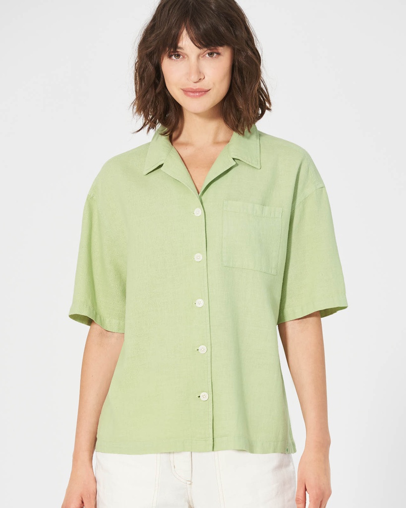 Blusa urban casual canapa e cotone biologico