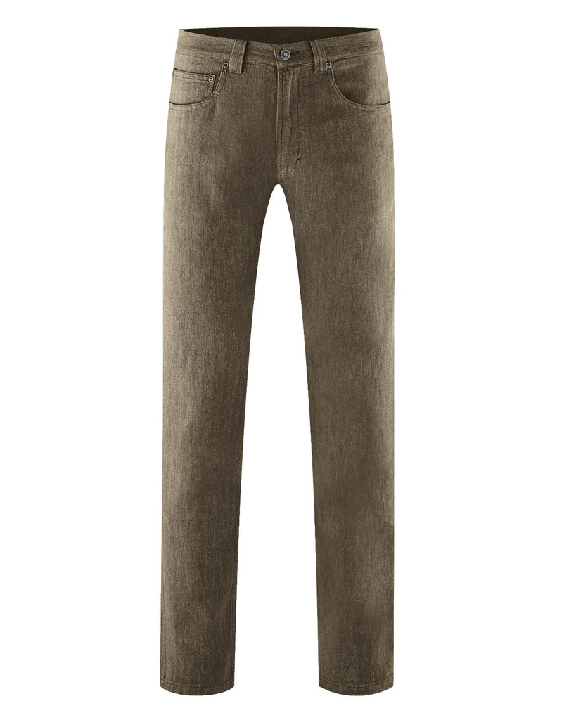 Pantaloni 5 tasche canapa cotone bio