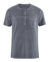Howard - camicia t-shirt girocollo in cotone biologico e canapa
