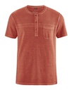 Howard - camicia t-shirt girocollo in cotone biologico e canapa