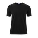 T-shirt classica nera cotone bio - conf. 2 pz