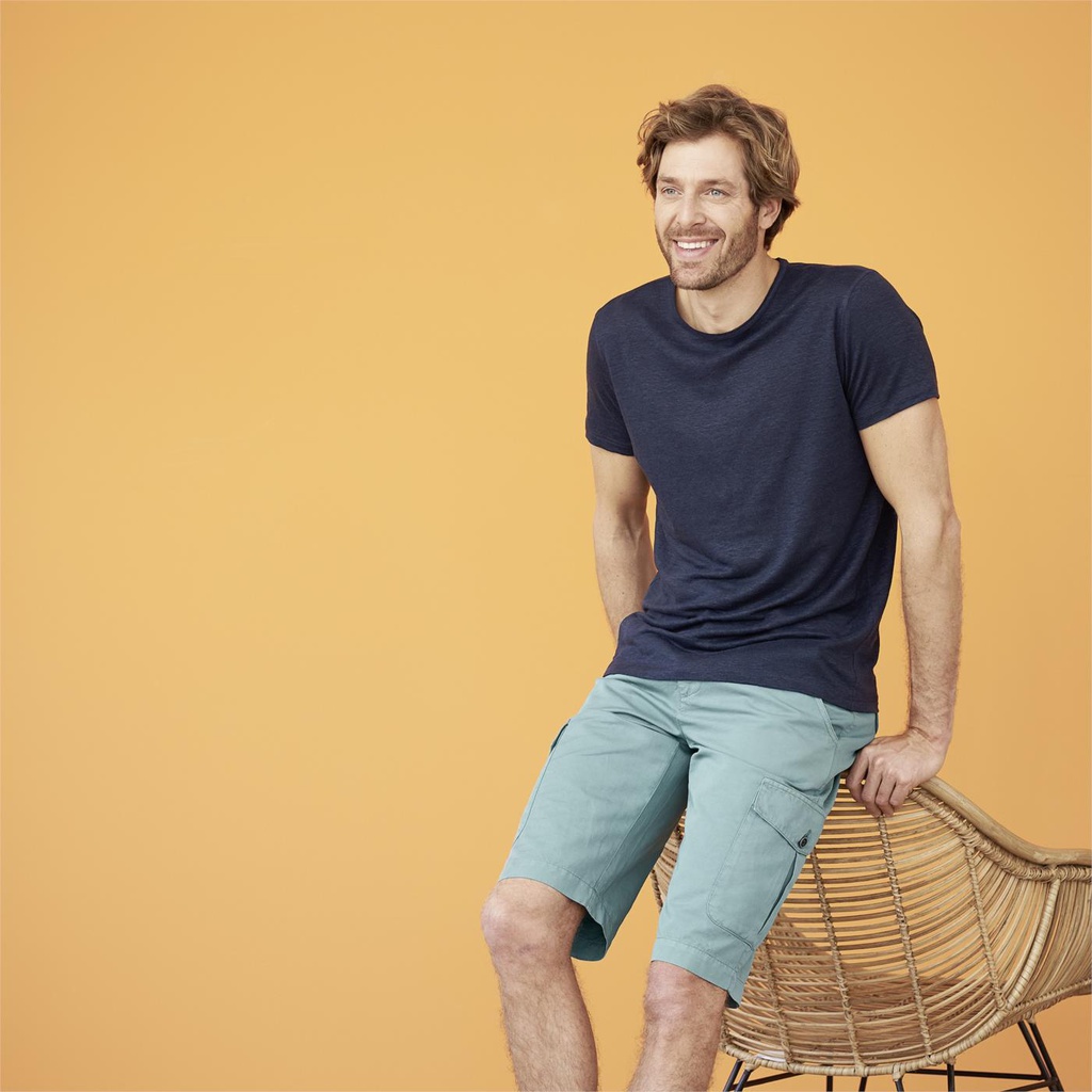 T-shirt uomo 100% lino biologico