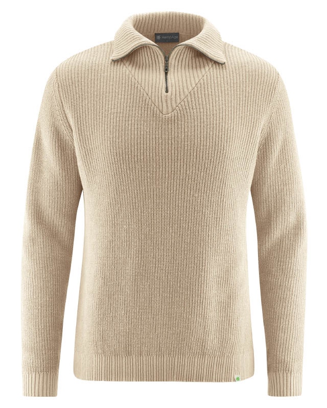 Maglione Troyer uomo Canapa e Cotone bio