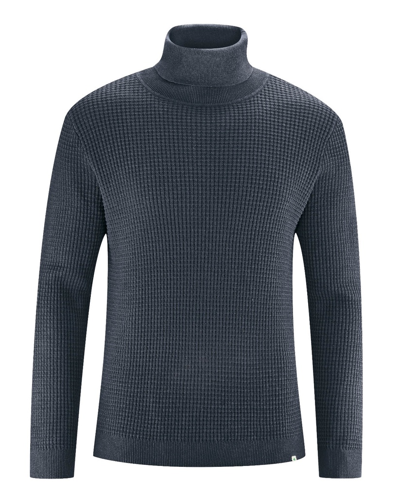 Maglione a collo alto - Canapa e cotone bio