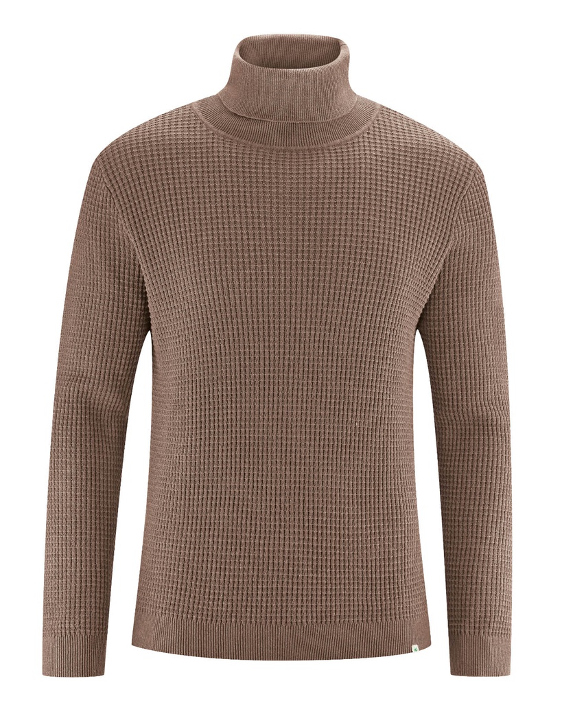 Maglione a collo alto - Canapa e cotone bio