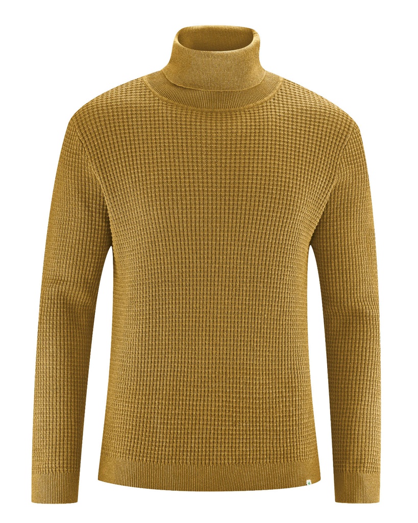 Maglione a collo alto - Canapa e cotone bio