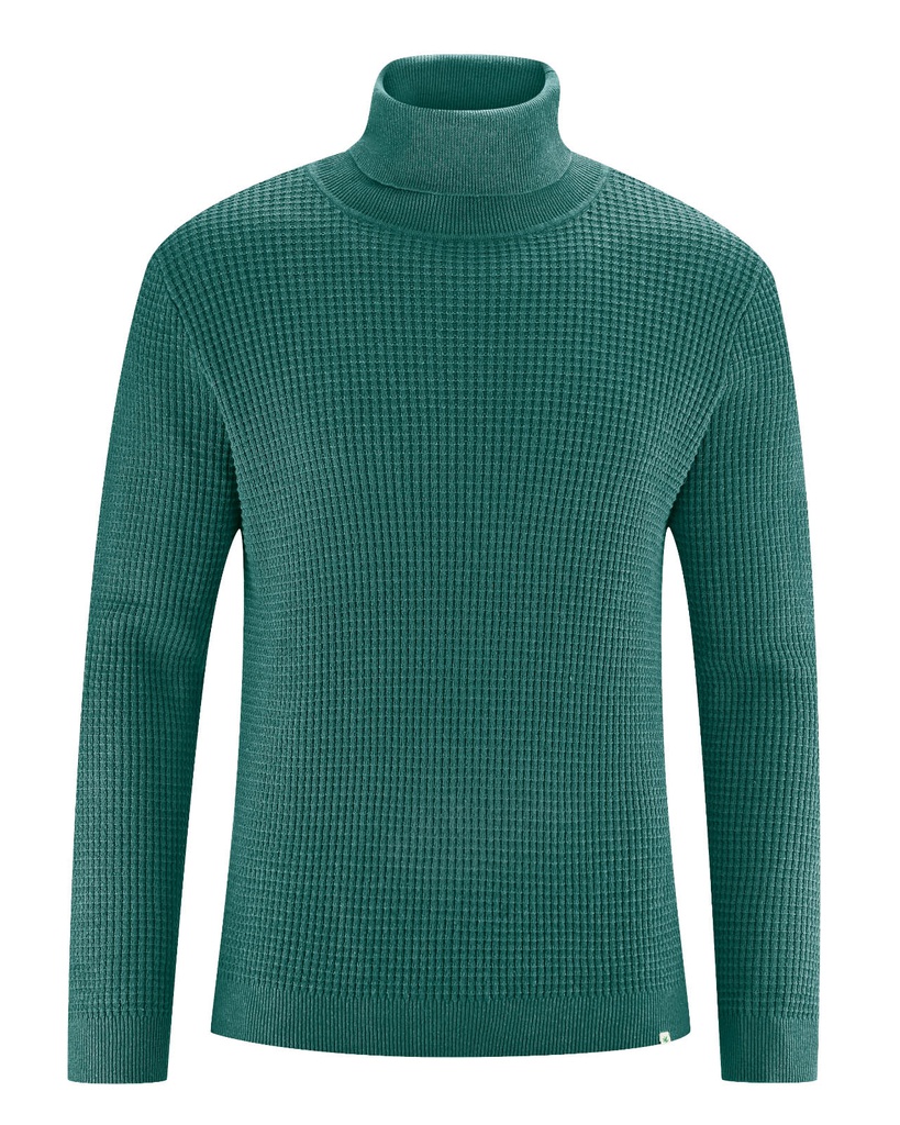 Maglione a collo alto - Canapa e cotone bio