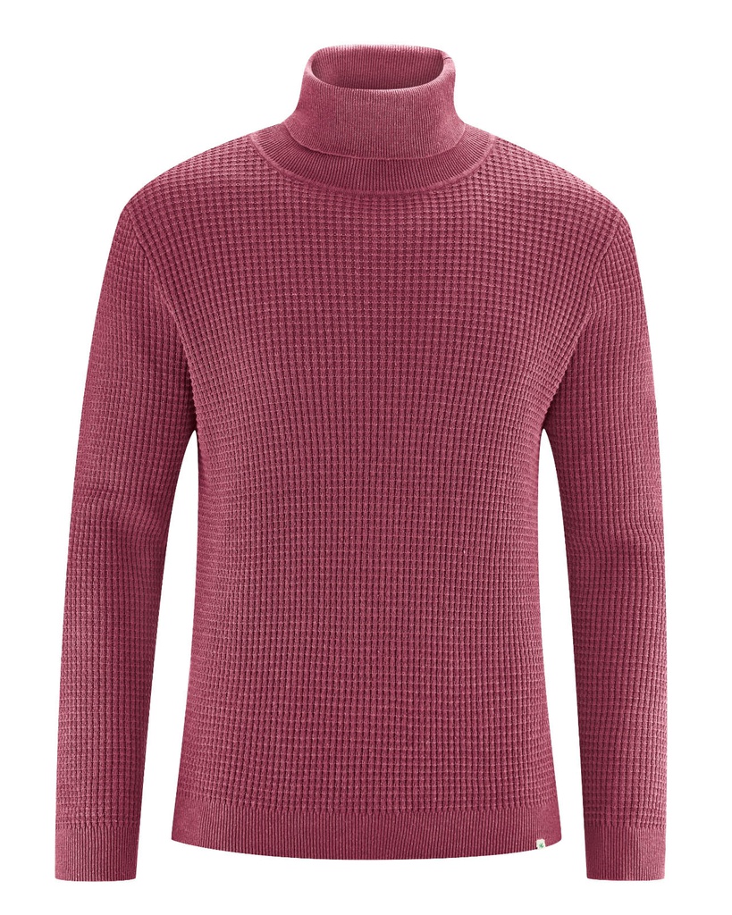 Maglione a collo alto - Canapa e cotone bio
