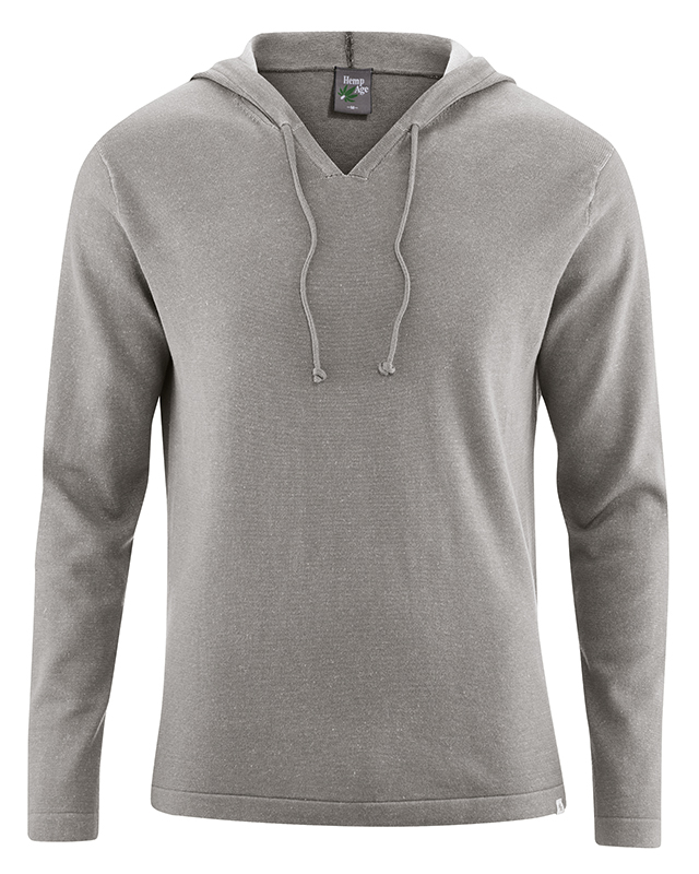 Jim - Hoody maglia in cotone organico e canapa