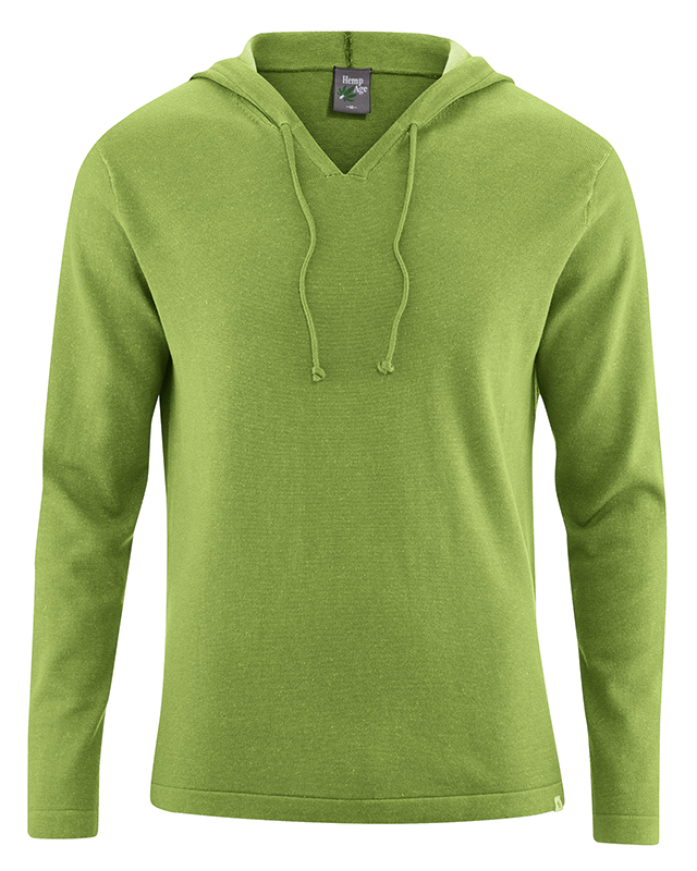 Jim - Hoody maglia in cotone organico e canapa