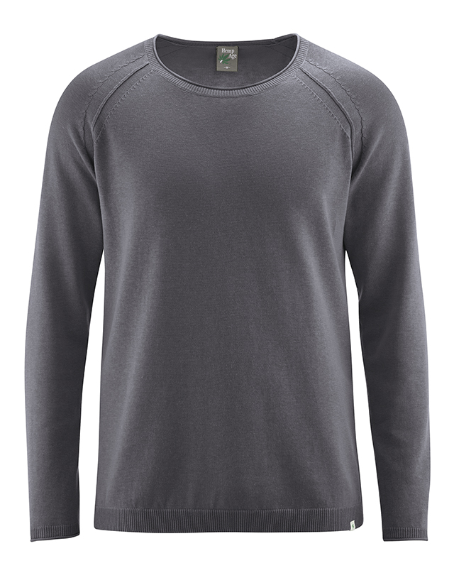 Pullover leggero in maglia di canapa e cotone bio