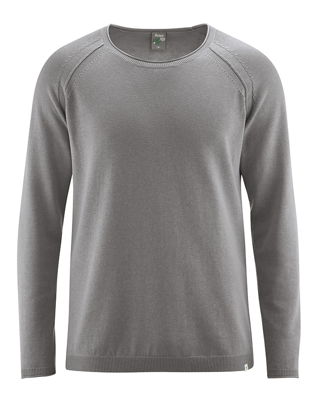 Pullover leggero in maglia di canapa e cotone bio
