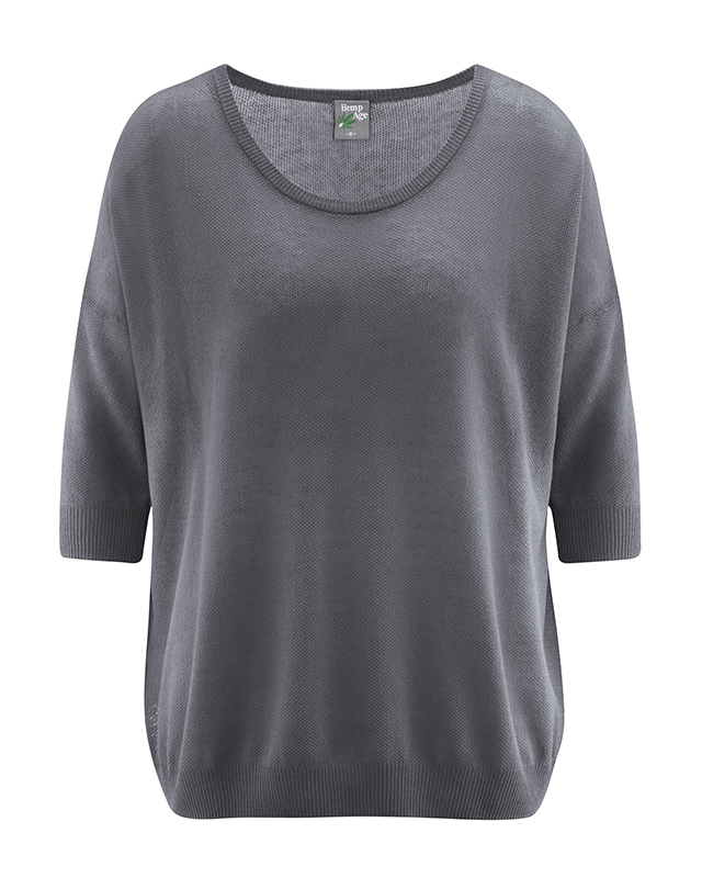 Pullover donna cotone bio e canapa