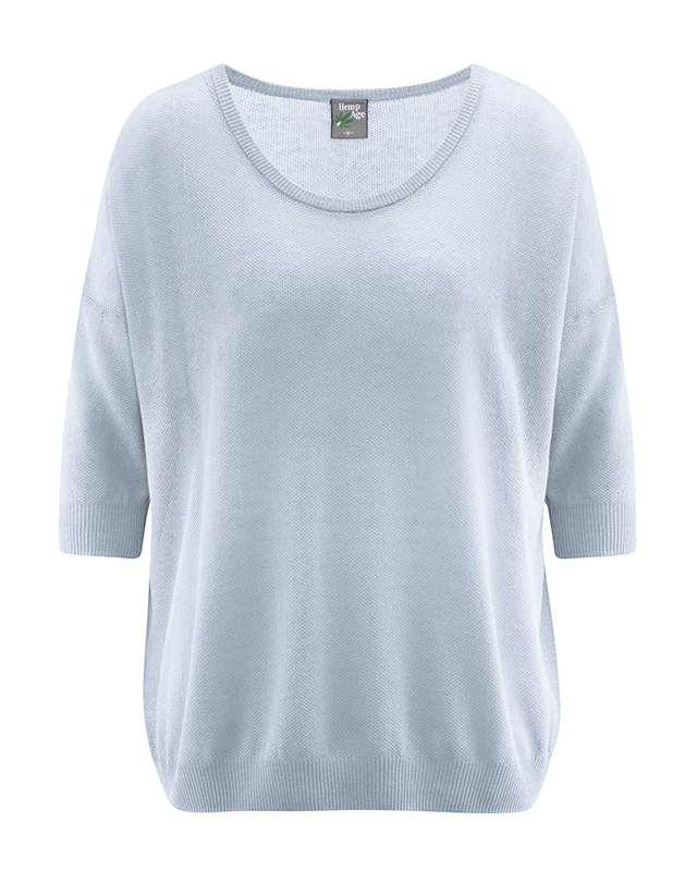 Pullover donna cotone bio e canapa