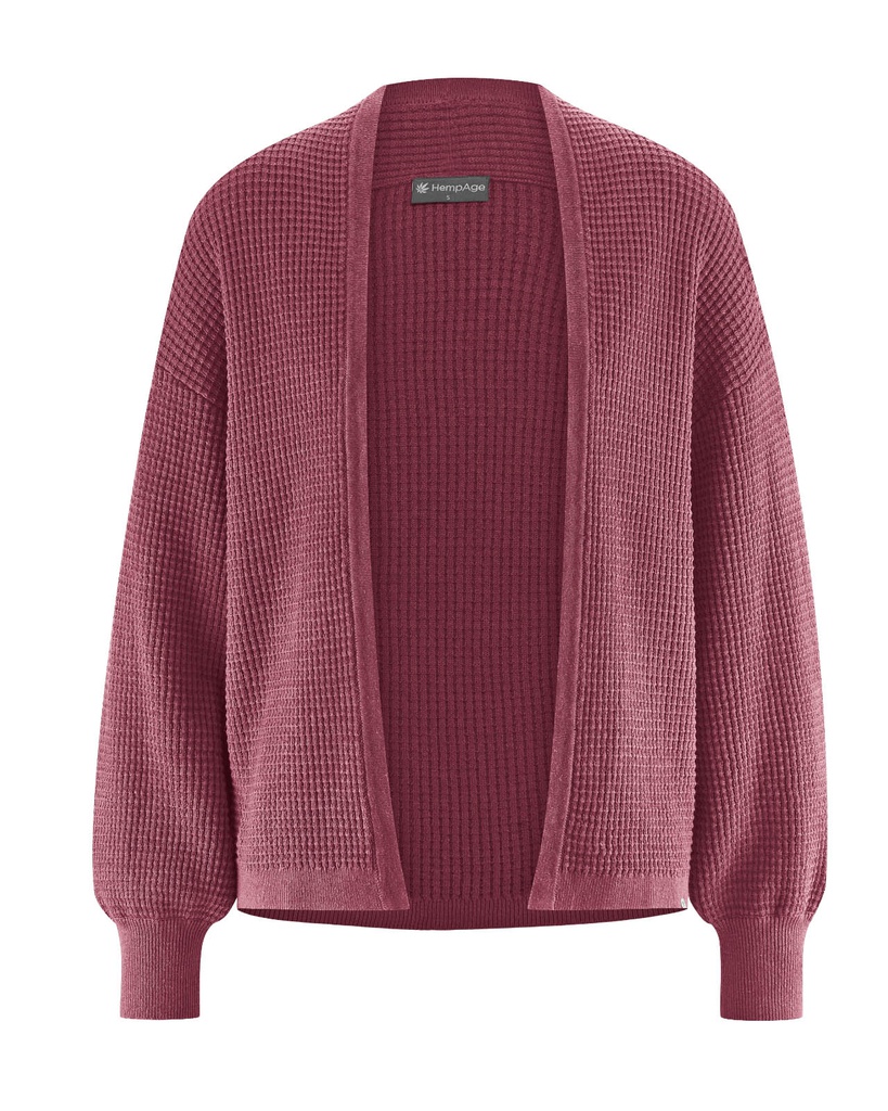 Cardigan in maglia lavorata