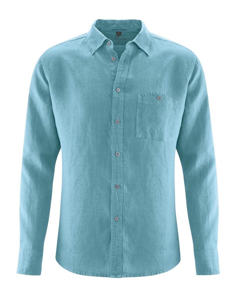 Camicia in 100% canapa SLIM