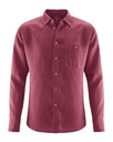 Camicia in 100% canapa SLIM