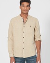 Camicia Casual colletto stand-up