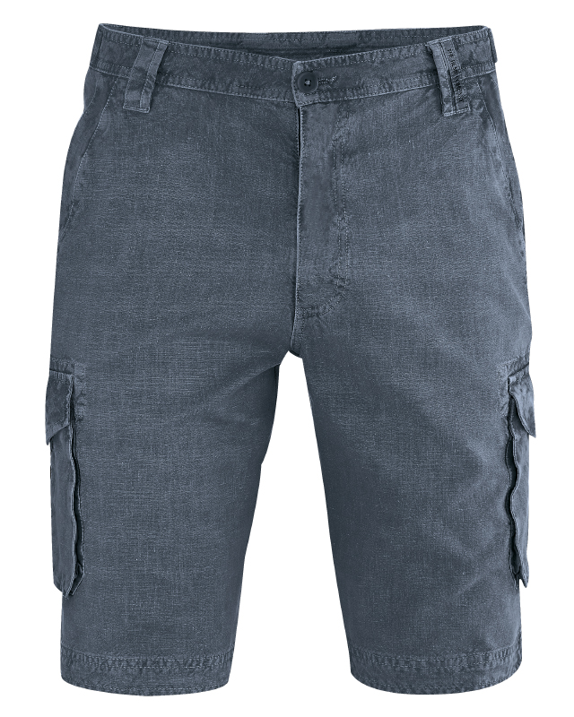 Cargo shorts in canapa e cotone organico