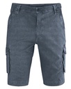 Cargo shorts in canapa e cotone organico