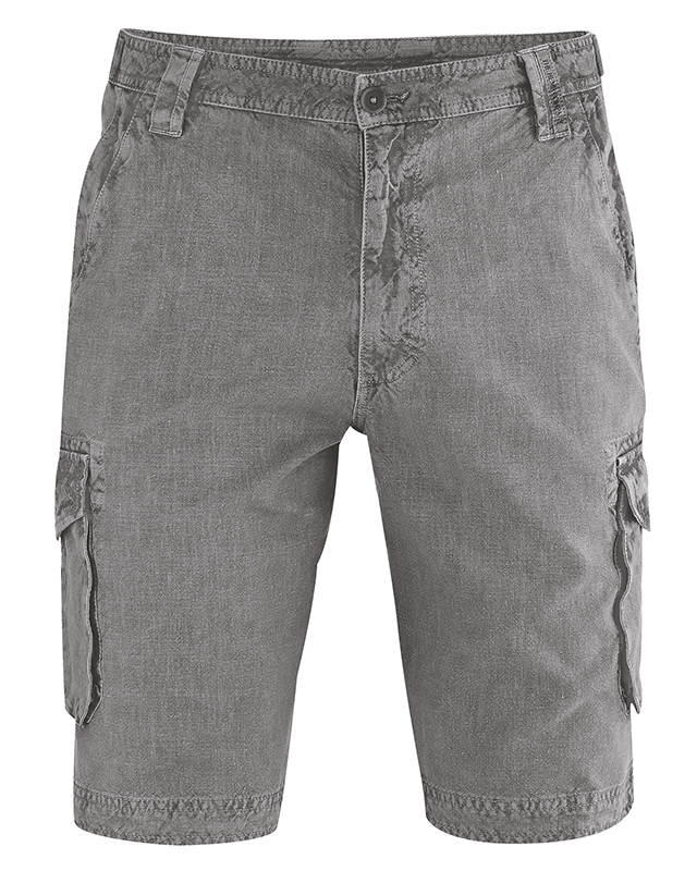 Cargo shorts in canapa e cotone organico
