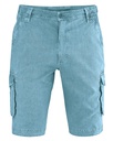 Cargo shorts in canapa e cotone organico