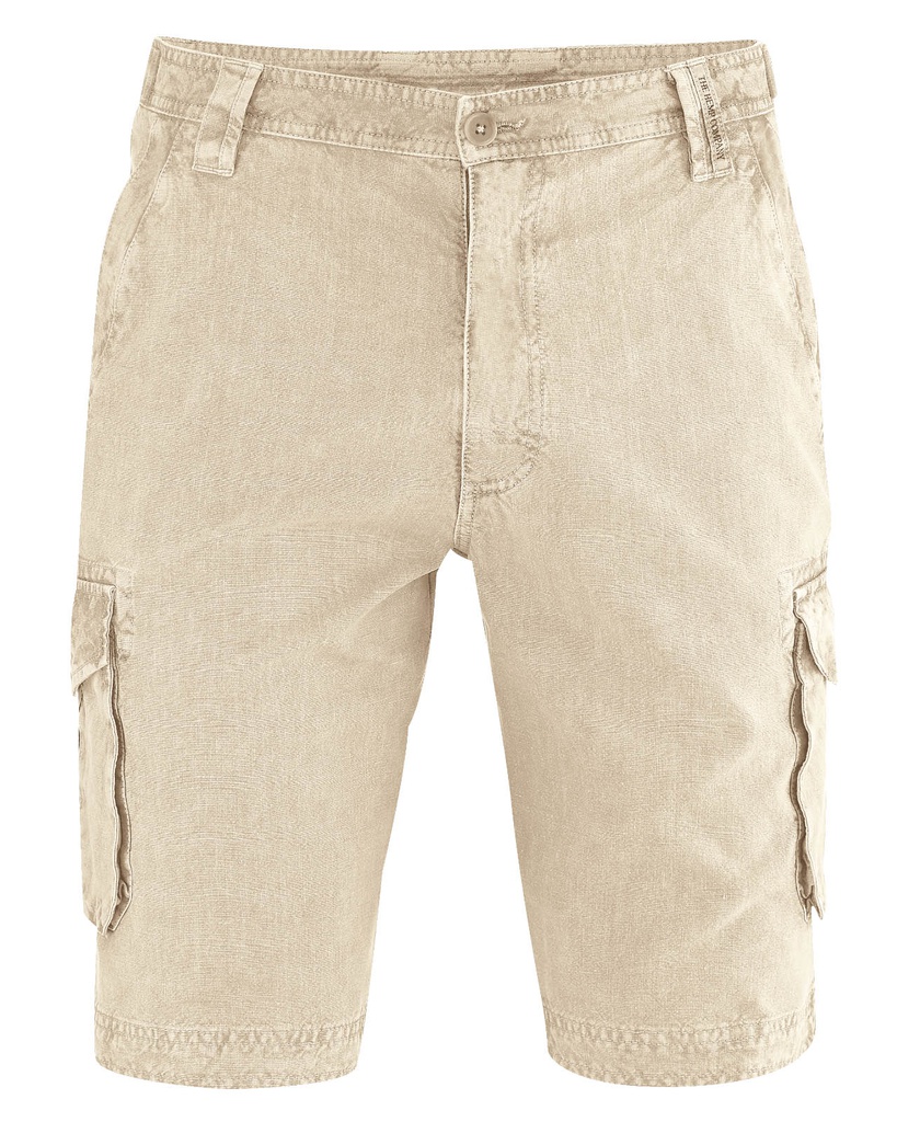 Cargo shorts in canapa e cotone organico
