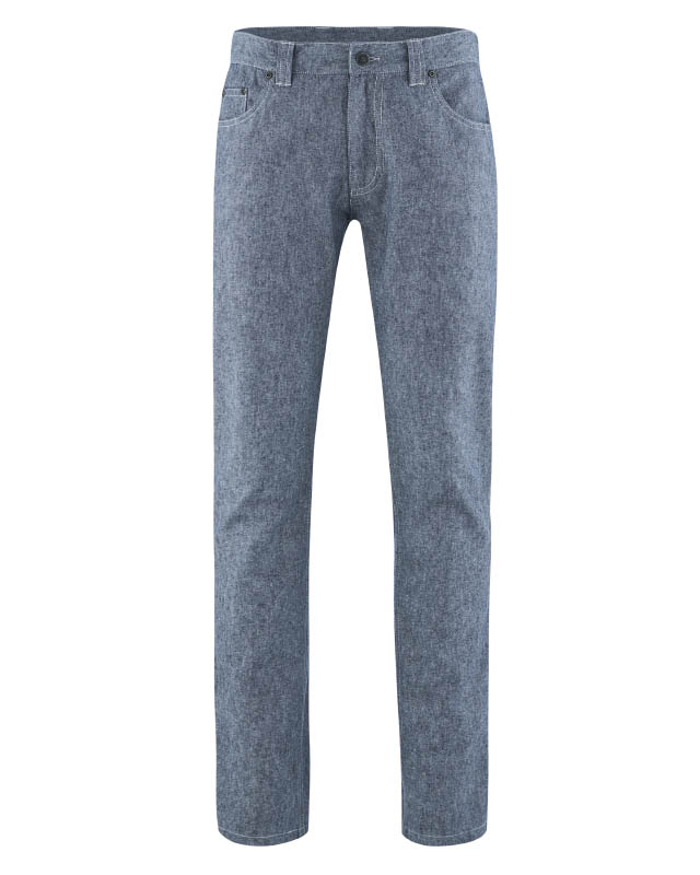 Pantalone canapa e cotone riciclati