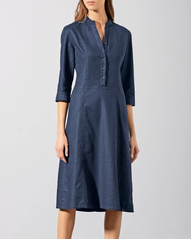 Abito Camicia - Pura Canapa e Cotone biologico