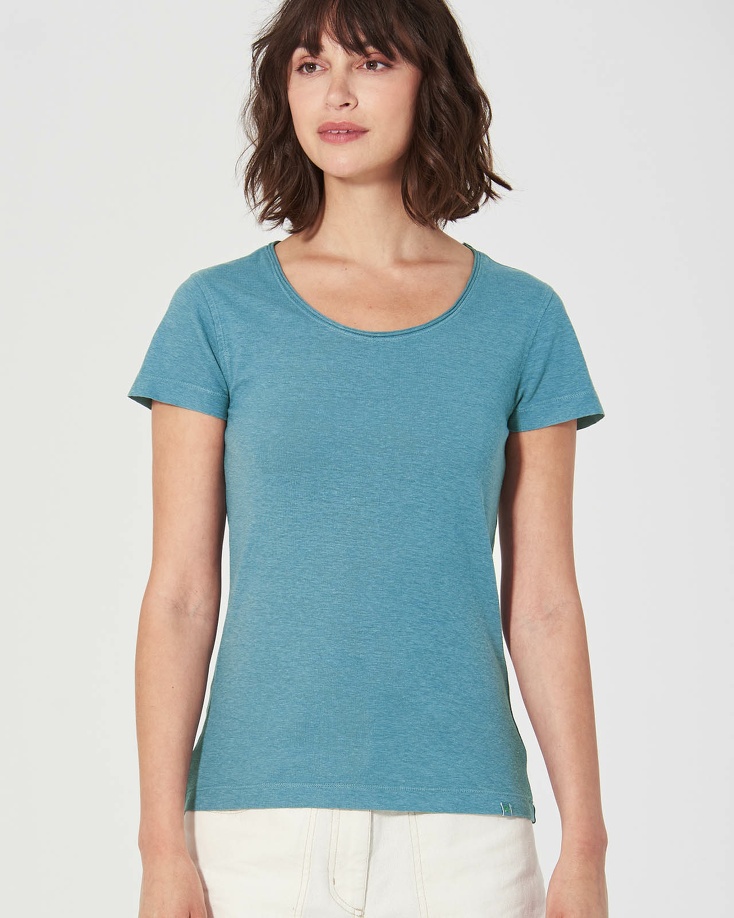 T-shirt in canapa e cotone biologico