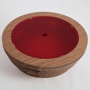 PREZZO SU RICHIESTA - Tavolino Tappo in cartone e legno - rosso
